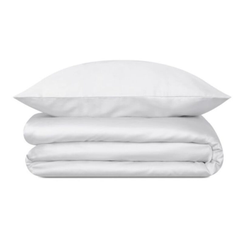 Hvidt bambus sengetøj 140x200