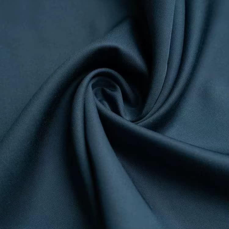 Mørkeblåt bambus lagen 140x200