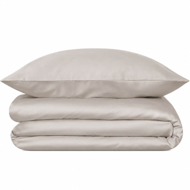 Beige Bambus sengetøj 140x220