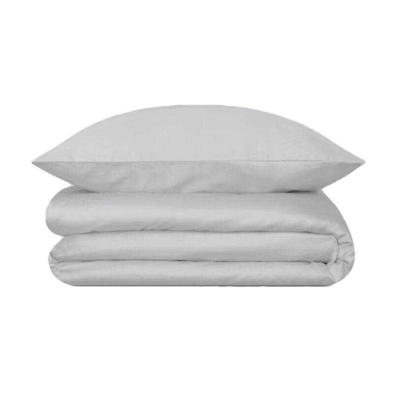 Lysegråt bambus sengetøj 140x200